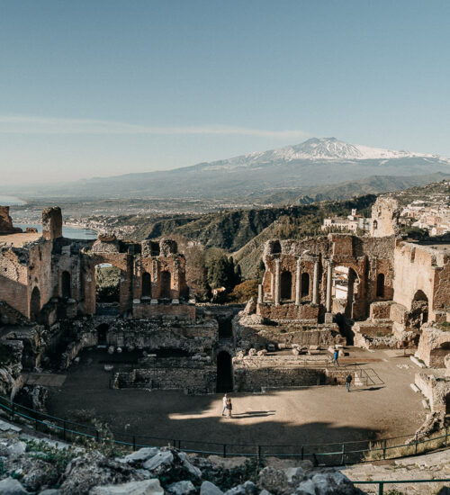 teatro greco antico a taormina