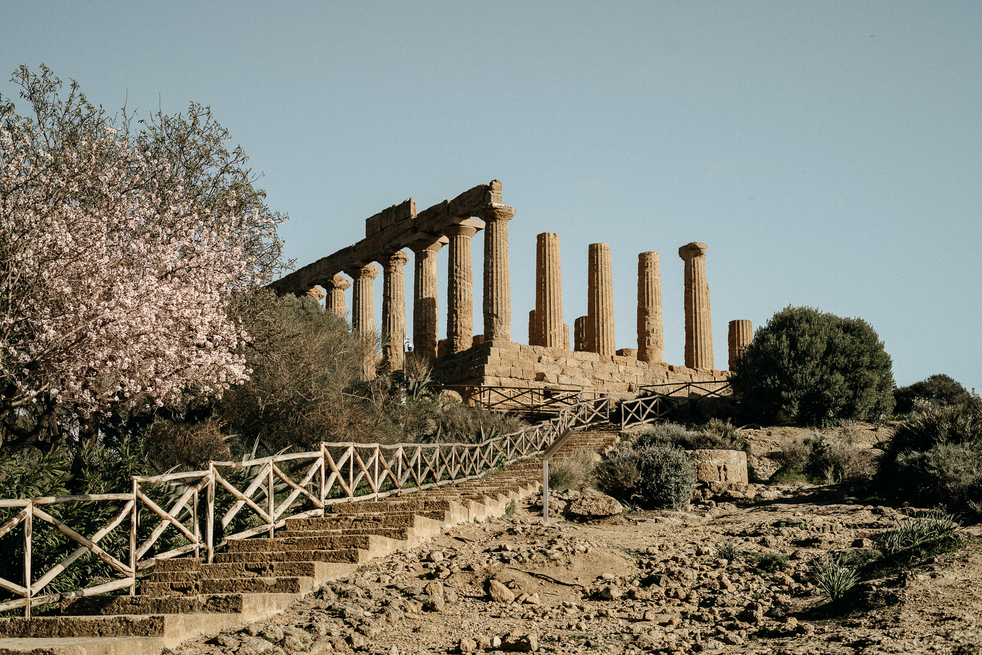 agrigento la valle dei templi fotografie