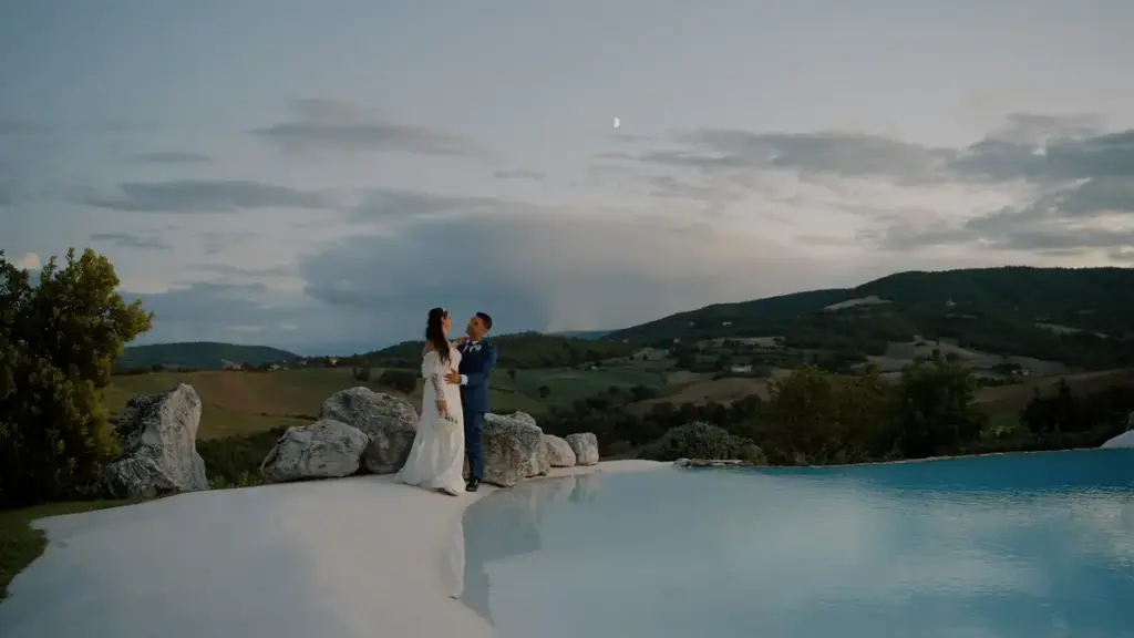 shooting tramonto piscina villa la cerbara